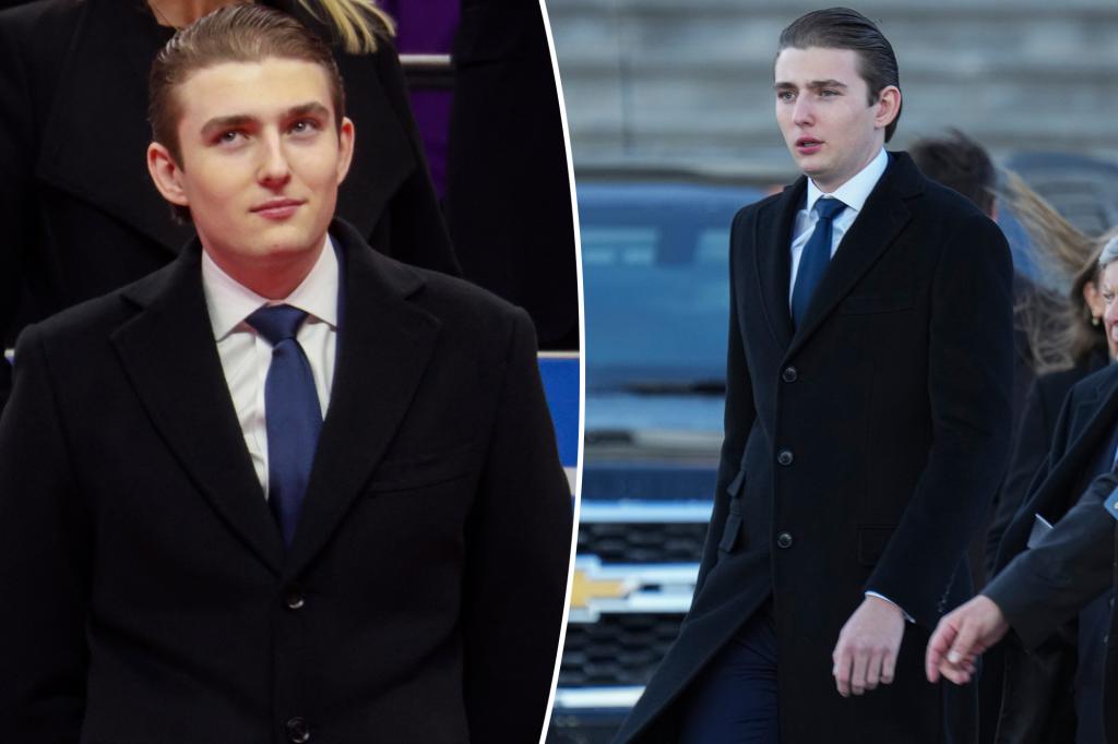 Barron Trump shut down a whole floor of Trump Tower for a date