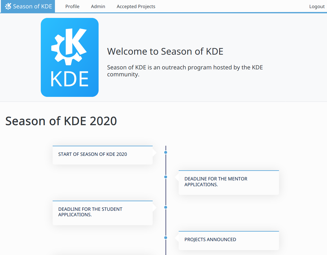 What is cooking on KDE websites this month (September)?