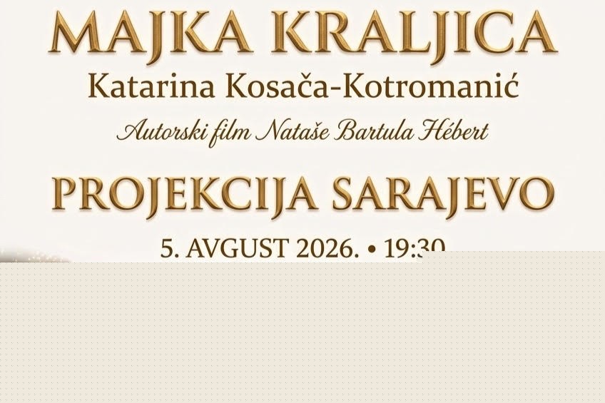 Projekcija filma o kraljici Katarini sutra u Brusa bezistanu