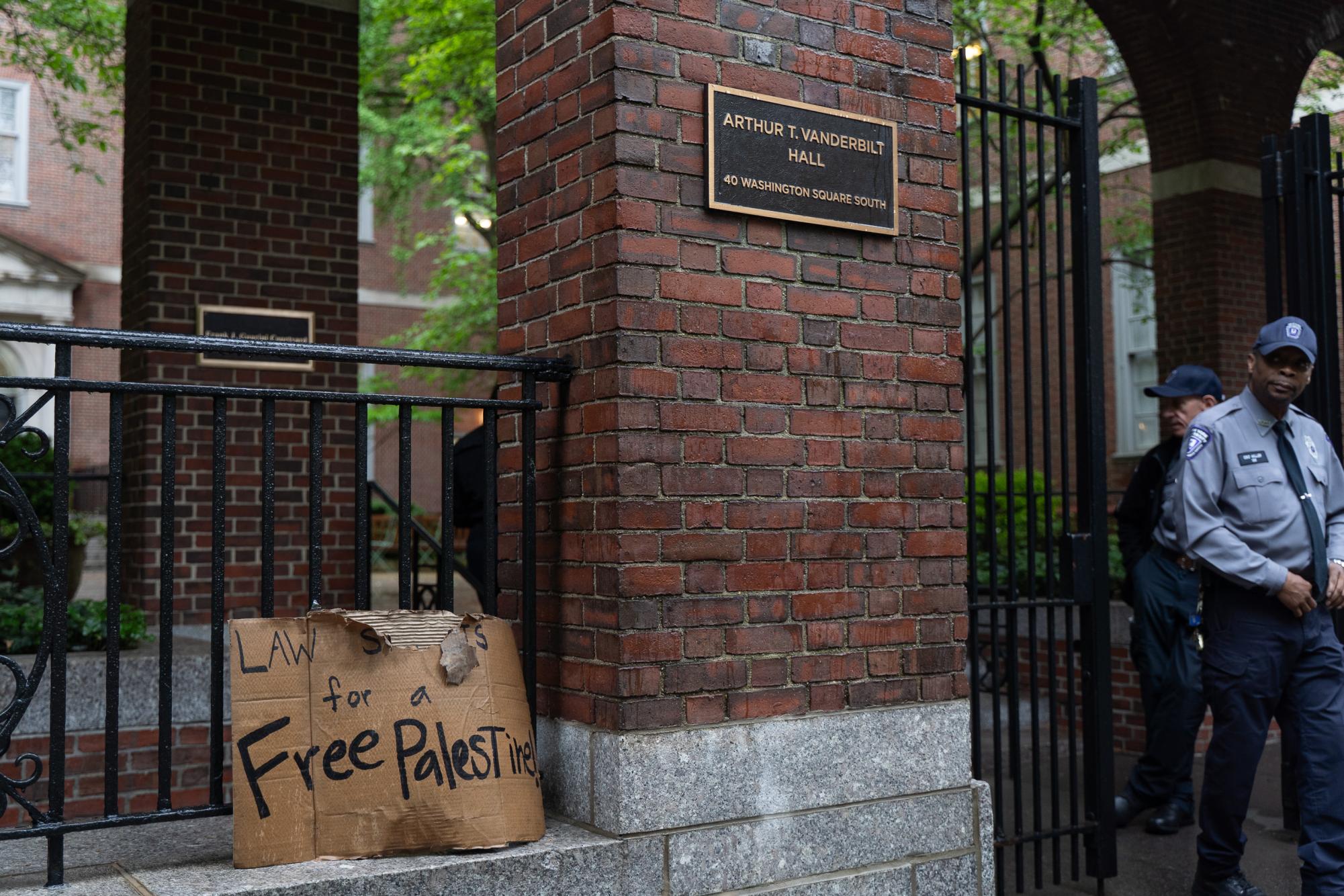 NYU Law cancels pro-Israel speaker due to ‘security concerns’
