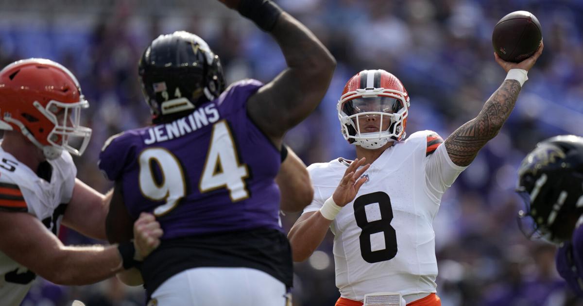 Browns Ravens Football