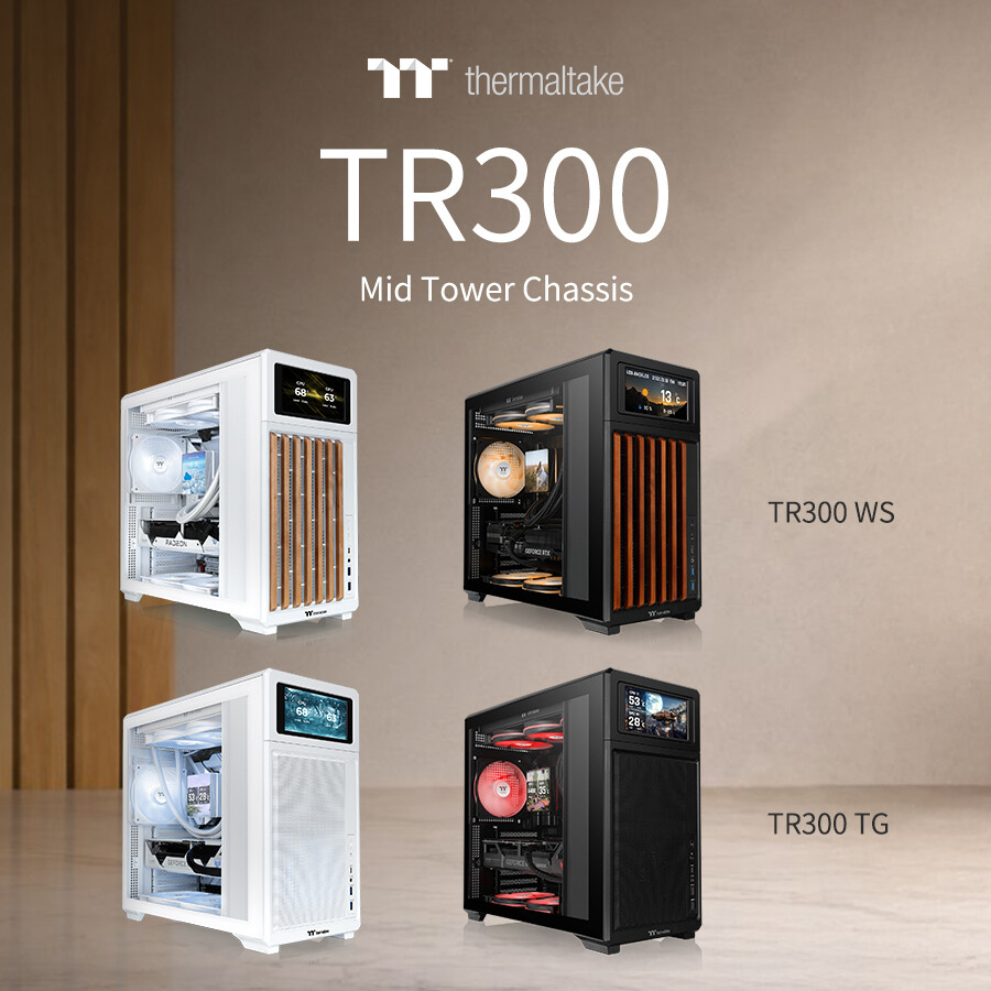 Thermaltake Announces TR300 Series Mid Tower Chassis