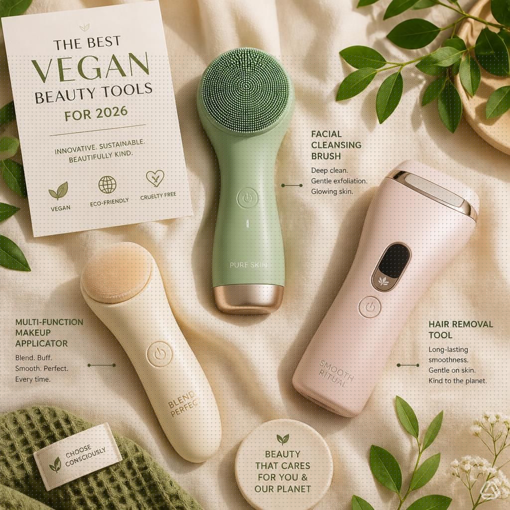 Best Vegan Beauty Tools 2026: Devices That Don’t Need Replacement Heads