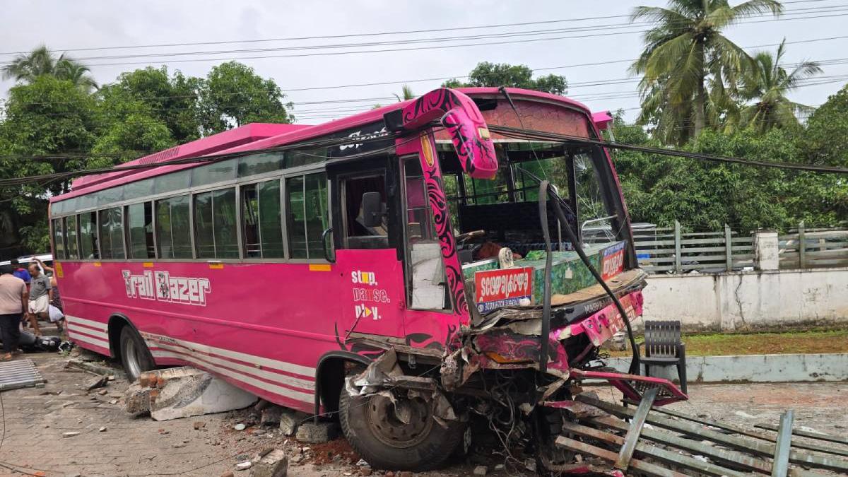 Bus ploughs into 5 vehicles in Thrissur, killing 2 women and injuring 24: Shocking VIDEO