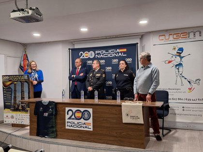 Segovia acoge la primera ‘Ruta del 091 km Solidarios’ de la Policía Nacional