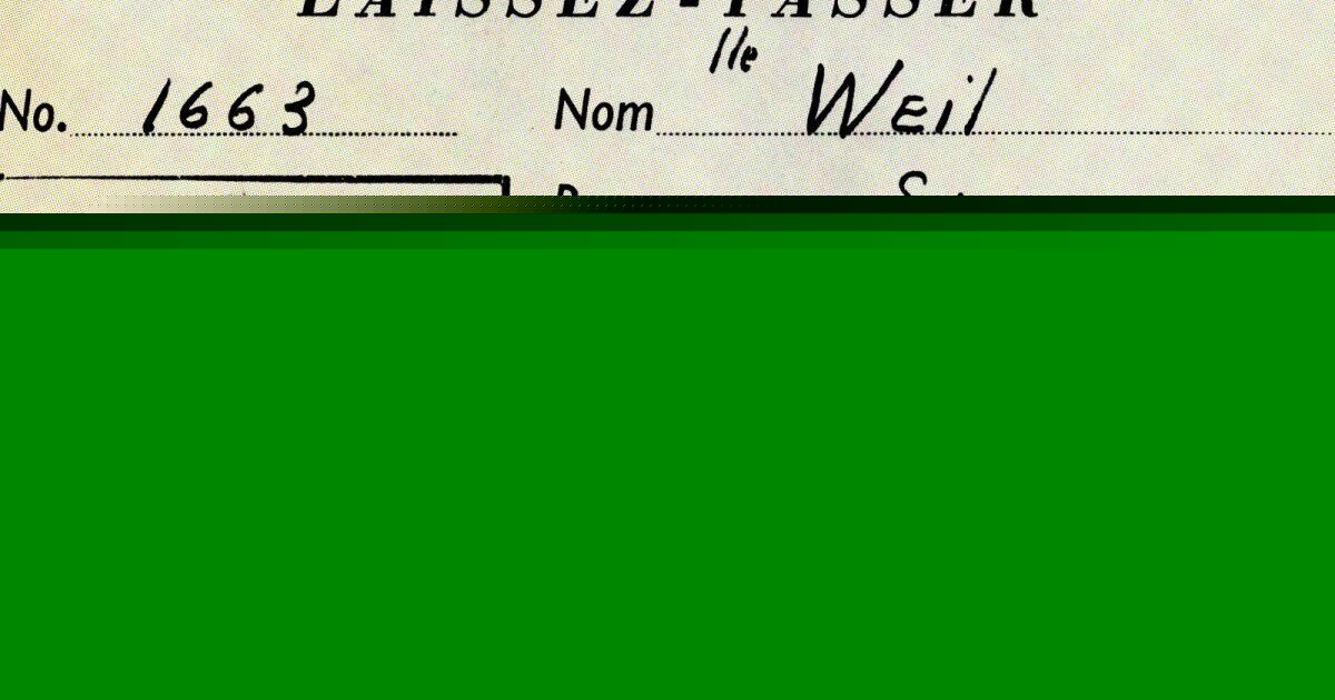 Wise Woman: Simone Weil