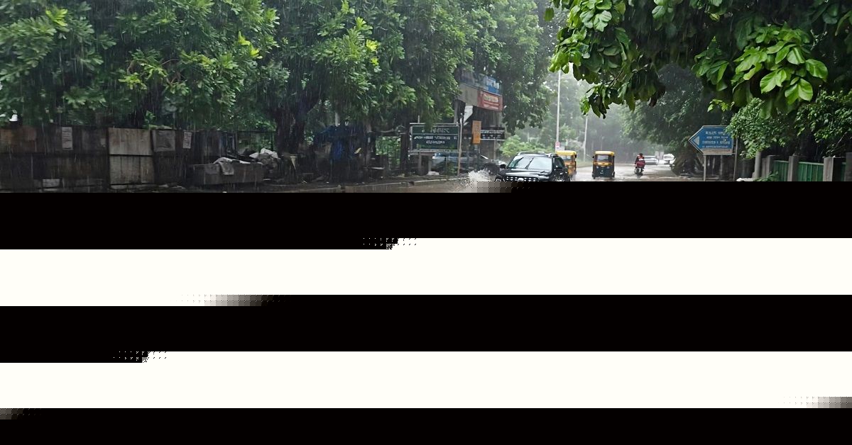 Delhi Rains Flood Roads; Raft Ferries Schoolchildren
