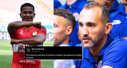 Marcio Valverde arremete contra Hernán Barcos: “Si lo hacía un peruano, lo hubieran matado”