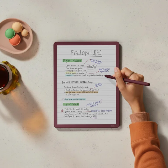 Amazon Kindle Scribe Colorsoft in Fig is now shipping