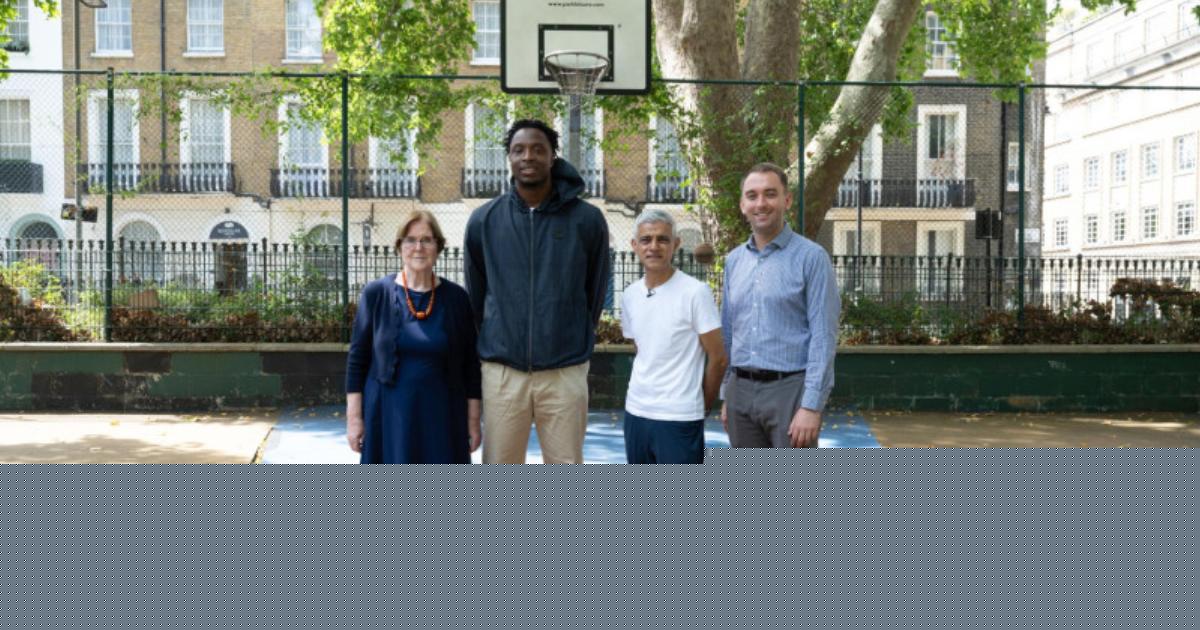 NBA star to refurbish central London basketball court