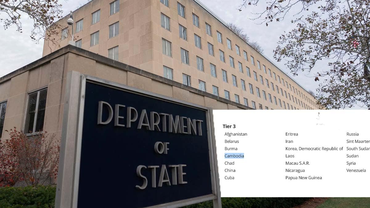 US warns Cambodia of systemic complicity in human trafficking