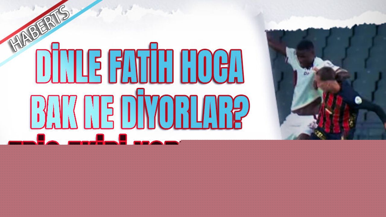 Trabzonspor’un Karagümrük Galibiyetinde Penaltı Kararını Yorumladılar