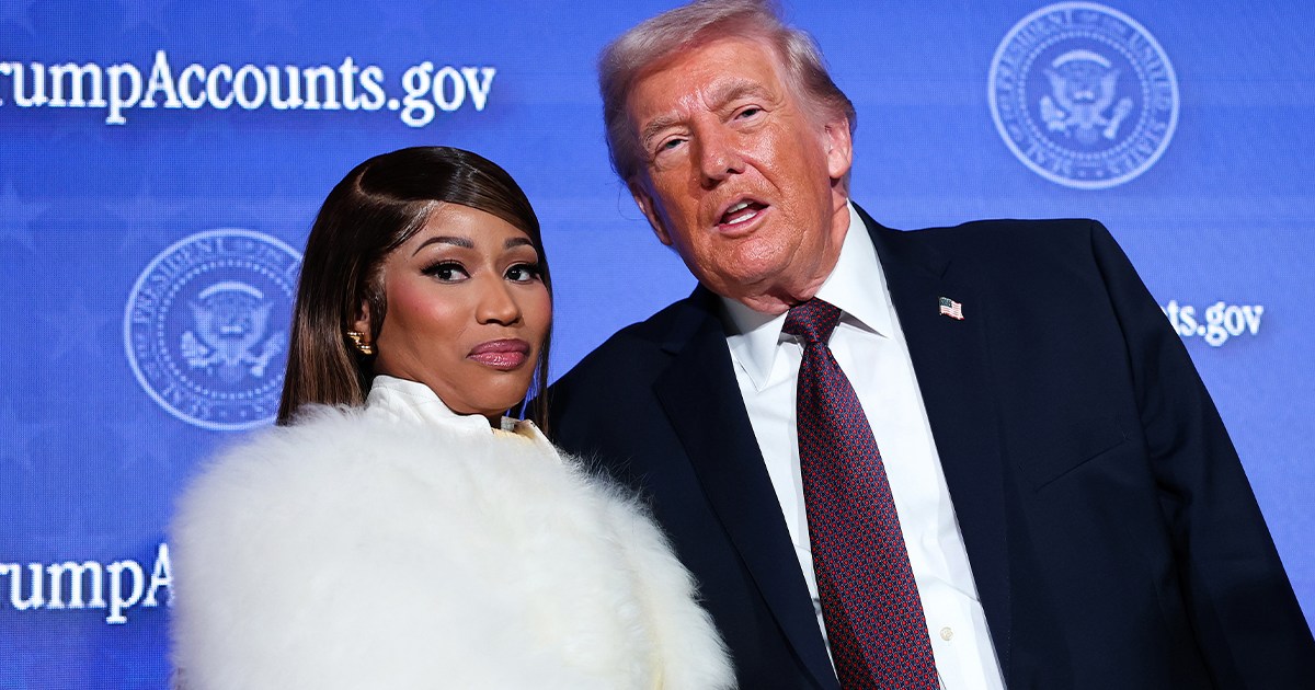Donald Trumps Wants to Grow His Nails Because of Nicki Minaj