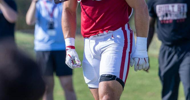 Photos: Second sooner football fall open practice