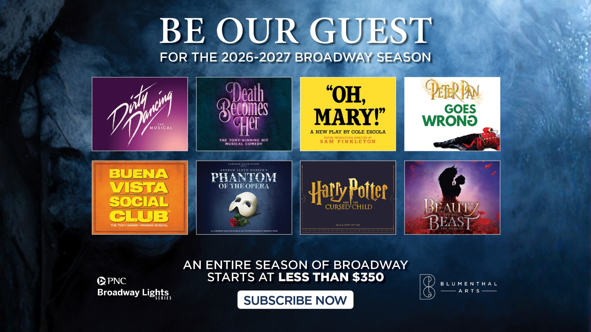 Register To Win: 2026-2027 PNC Broadway Lights Series