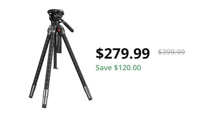 Gitzo GIGT2545T Traveler Series 2 Carbon Fiber Tripod on sale for $362.95 USD