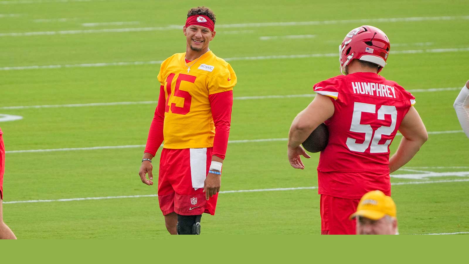 Chiefs’ Patrick Mahomes reaction to wacky training camp blunder goes viral