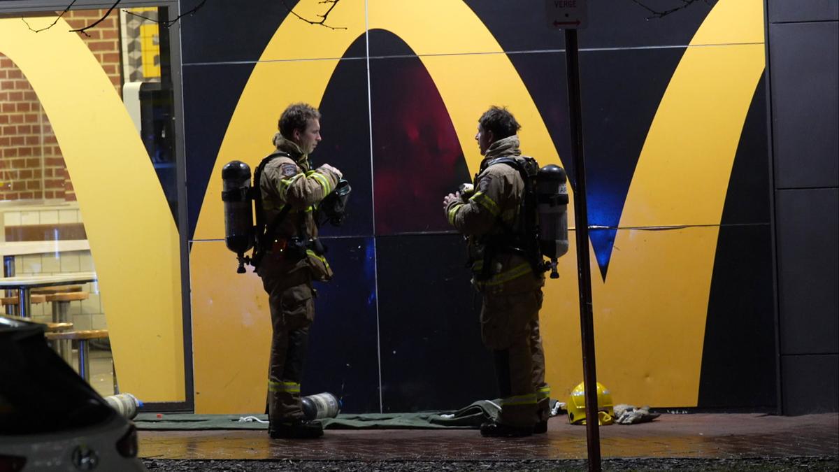 Popular Perth McDonald’s evacuated after suspected deliberately lit fire breaks out in women’s bathroom