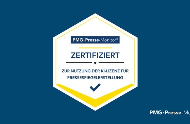 Urheberrecht und KI im Einklang: PMG Presse-Monitor zertifiziert Medienbeobachter und Agenturen für die KI-gestützte Pressespiegelerstellung