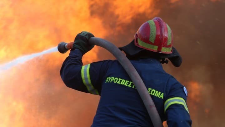 Zakynthos Wildfire Triggers Major Fire Brigade Response
