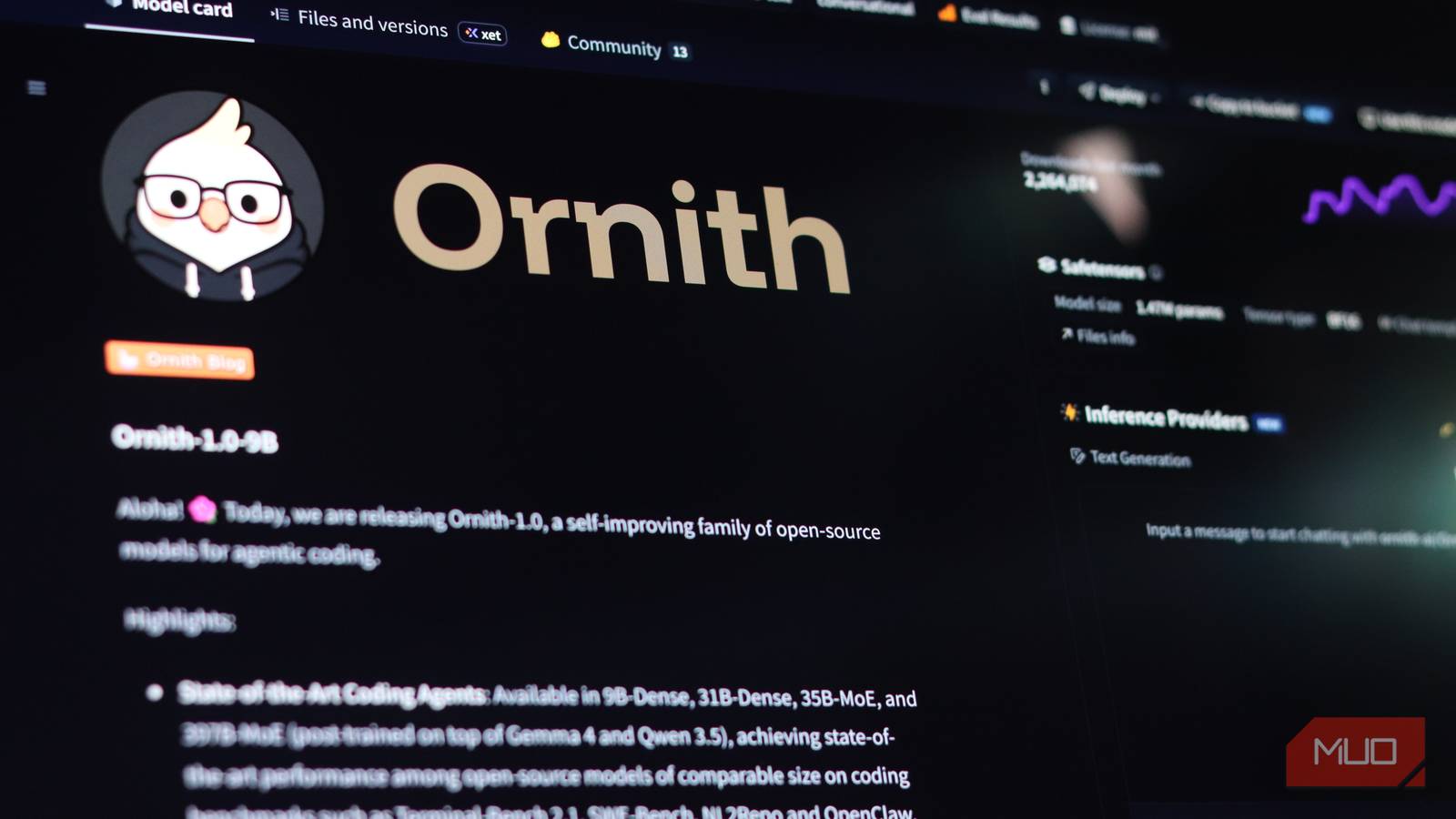 Ornith 9B gave my 16GB laptop near-35B answers, and it reads images too