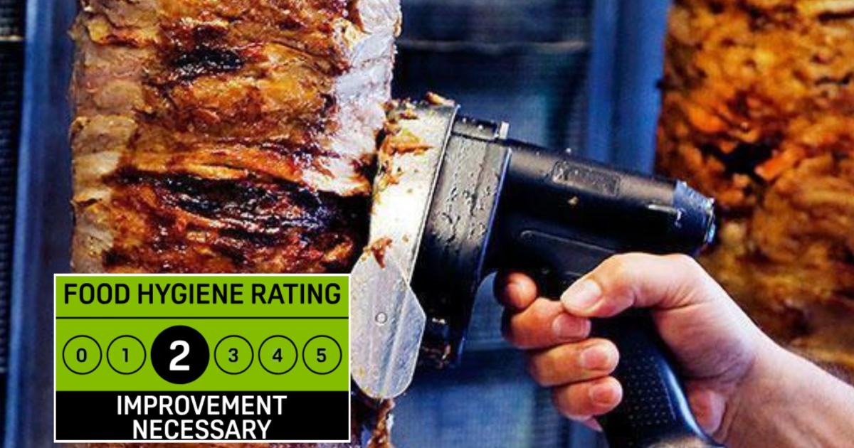 Kebab shop hit with low food hygiene rating