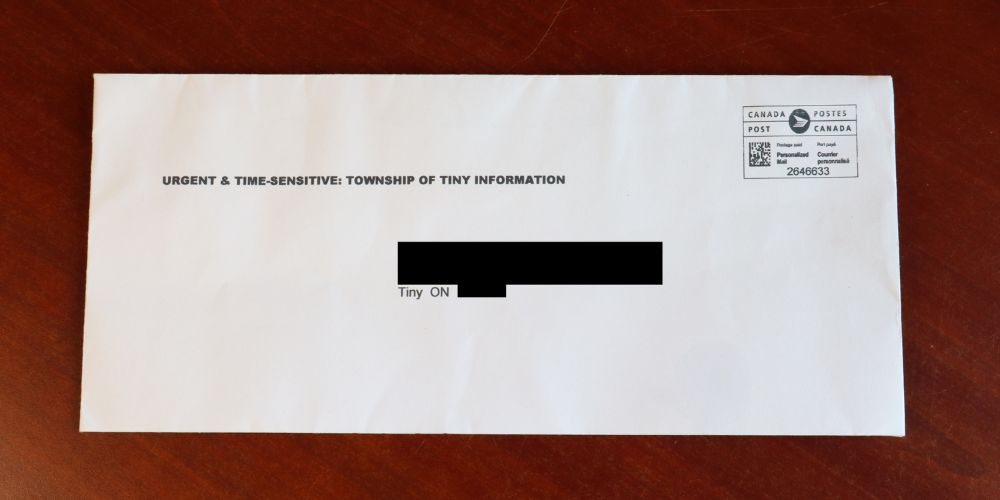 Township of Tiny warns residents about misleading third-party election mailers