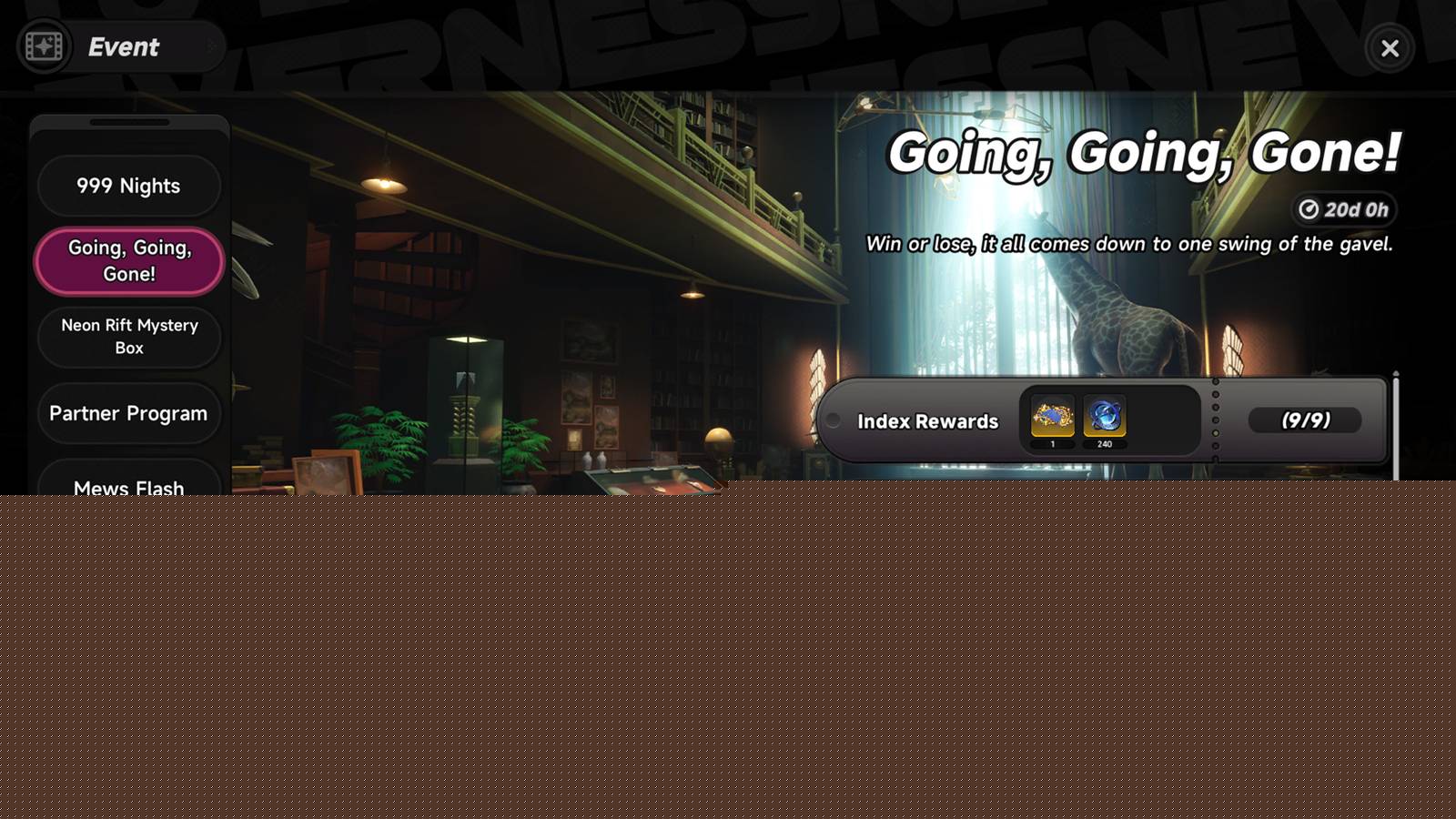 NTE Going Going Gone Event Guide