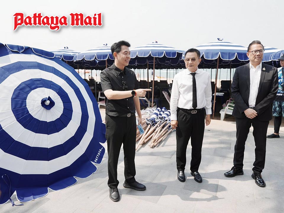Pattaya’s beach makeover draws praise complaints and color wars