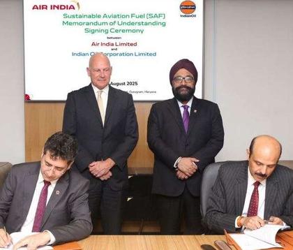 Air India and Indian Oil sign MoU for supply of SAF
