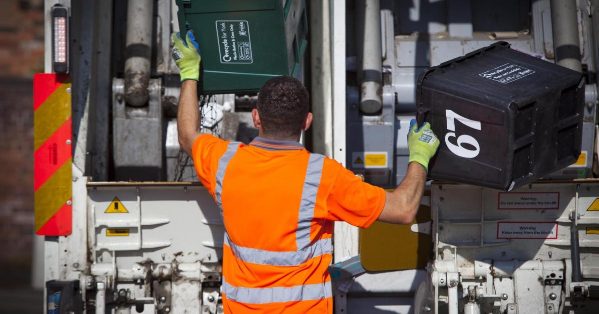Refuse collector injured by needle in 'overfilled' bin in York