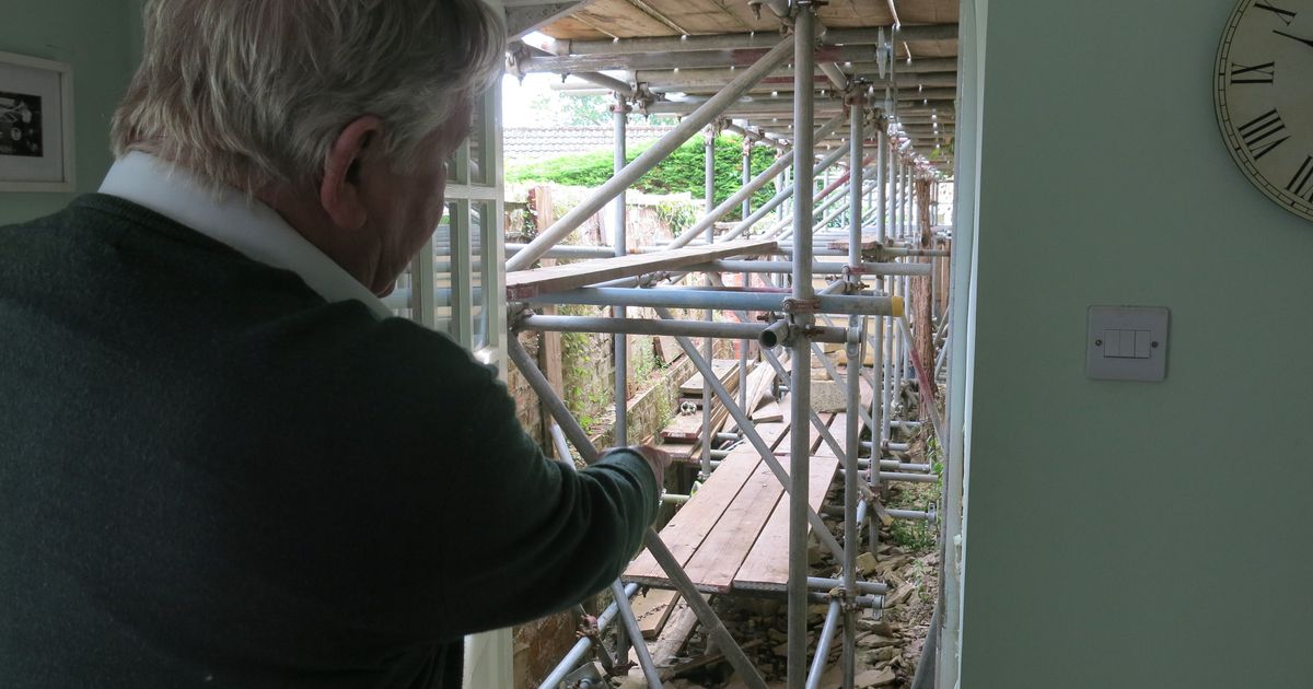 Man 'trapped' in £1m farmhouse mulls legal action as council's scaffolding bill tops £100k