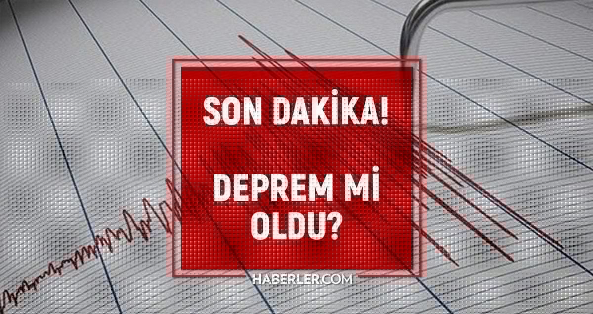 İzmir deprem mi oldu, İzmir’de kaç şiddetinde, nerede deprem oldu 12 Ağustos Çarşamba?