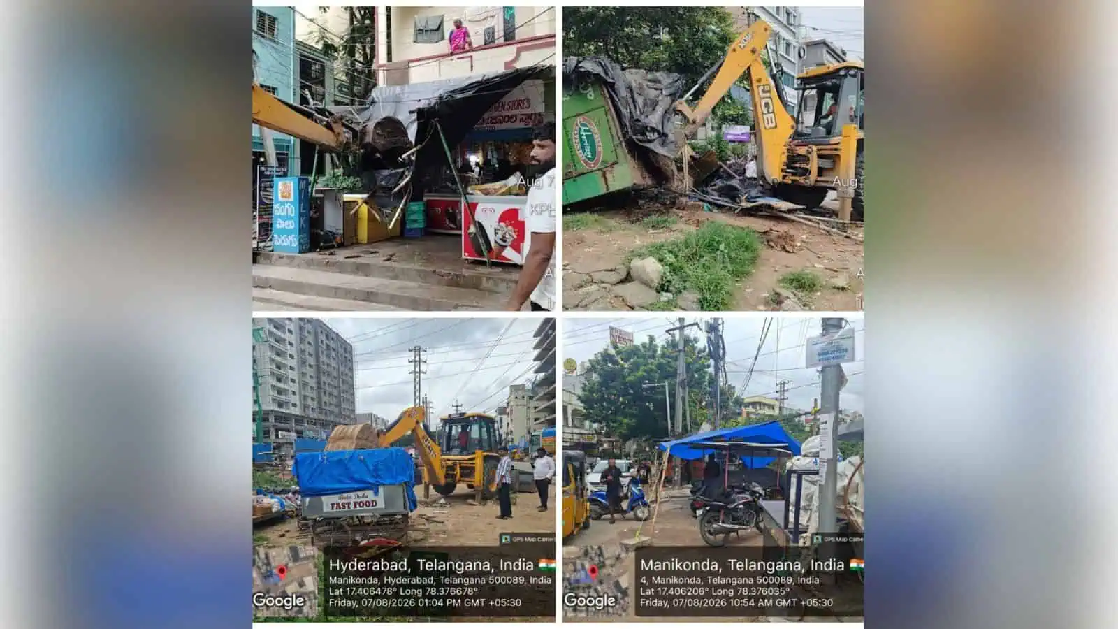 Cyberabad removes 290 encroachments across 14.1-km stretch