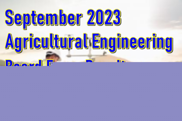 Comment on Agricultural Engineering Board Exam Result September 2023 by drive zone online