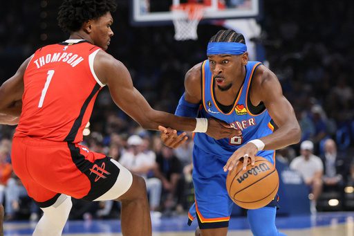 Thunder Celebrate Championship Ring Ceremony, Banner Unveiling, and Dominant Double-OT Victory Against Durant’s Rockets