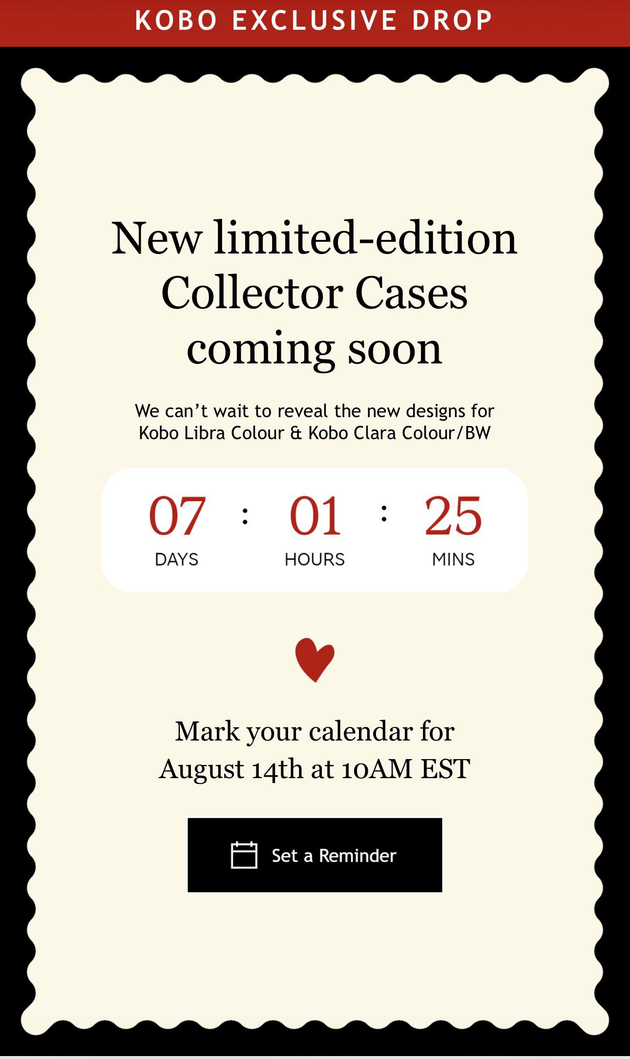 Kobo is releasing new limited edition cases