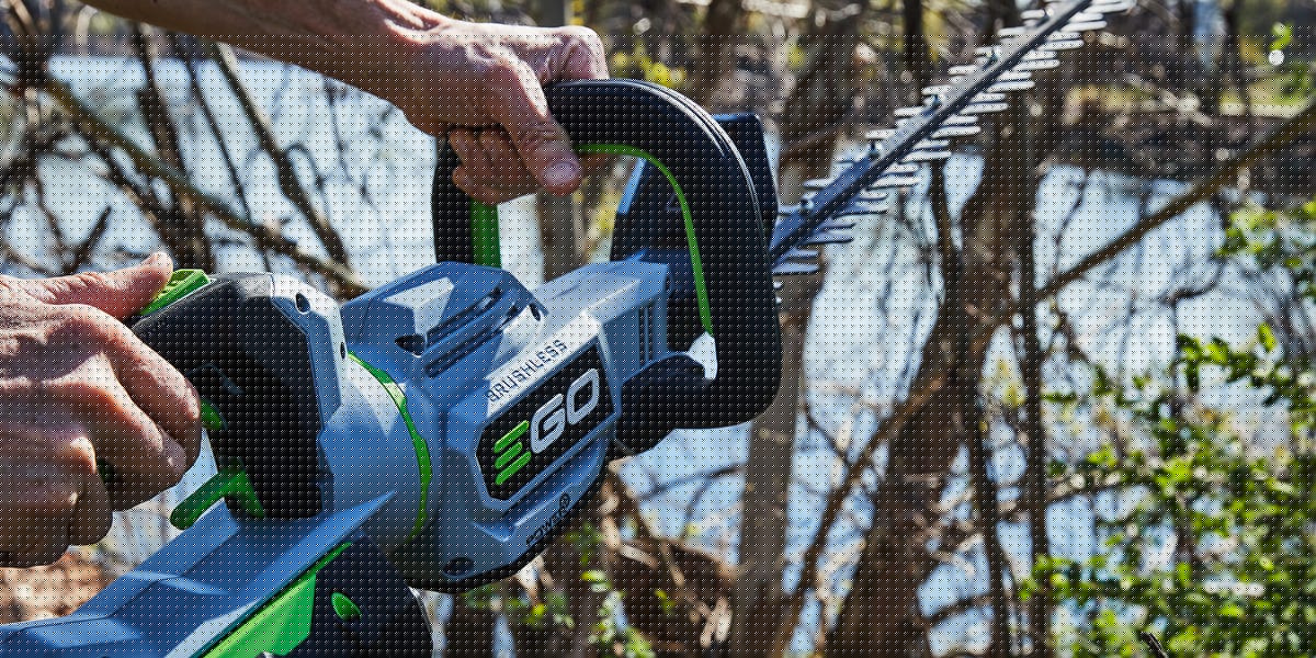 The Ego Power+ Cordless Hedge Trimmer is a Powerhouse... But Wielding it is a Workout