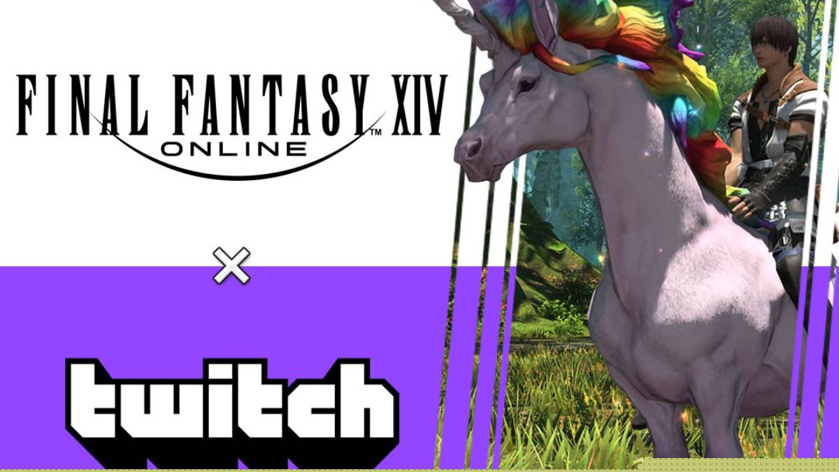 New FFXIV Twitch Support-a-Streamer Mount Is a Unicorn