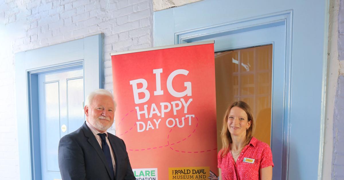 Families enjoy a day of magic and memories at the Roald Dahl museum