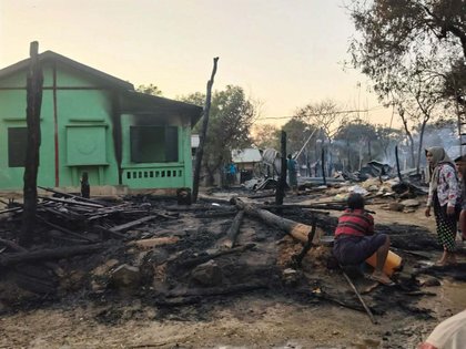 Junta torches over 30 houses in Nyaung-U Township village