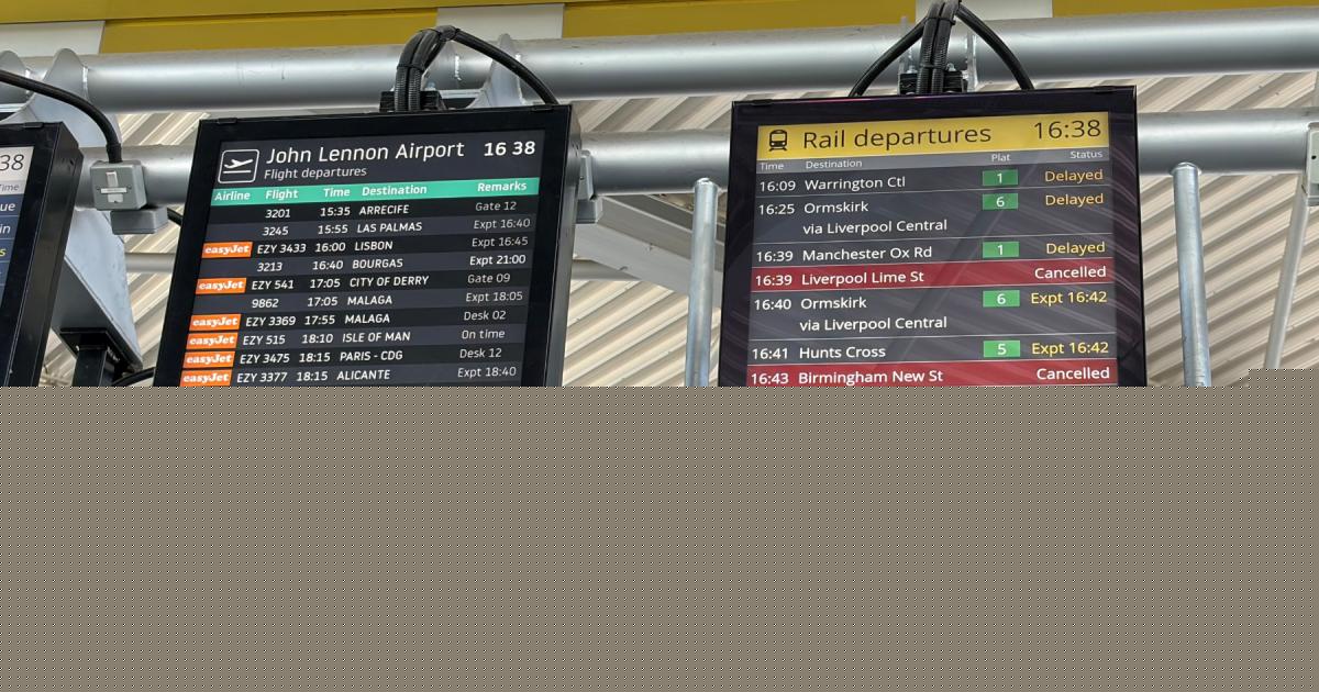 Rail disruption into North West to continue for second day in England