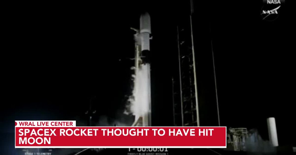 SpaceX rocket stage set to crash into the Moon