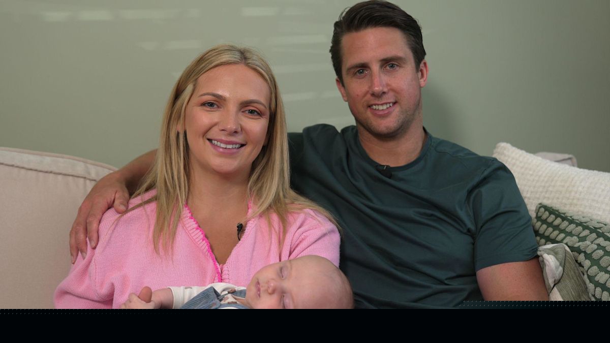 Woman has pioneering womb surgery to fix 'miracle' baby with intestines outside its body
