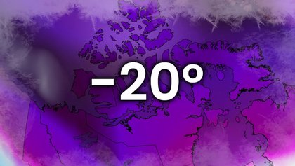 Canada ends September with its first -20°C reading of the season