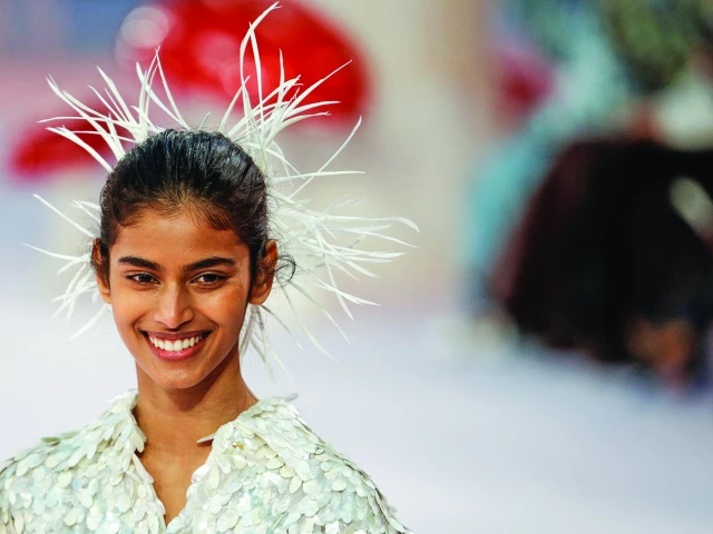 Blazy takes a flight of fancy with bird-inspired Chanel couture