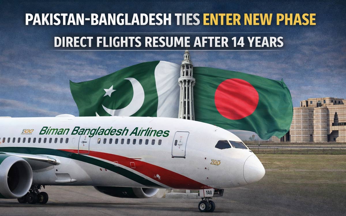 Pakistan-Bangladesh Ties Enter New Phase as Direct Flights Resume After 14 Years