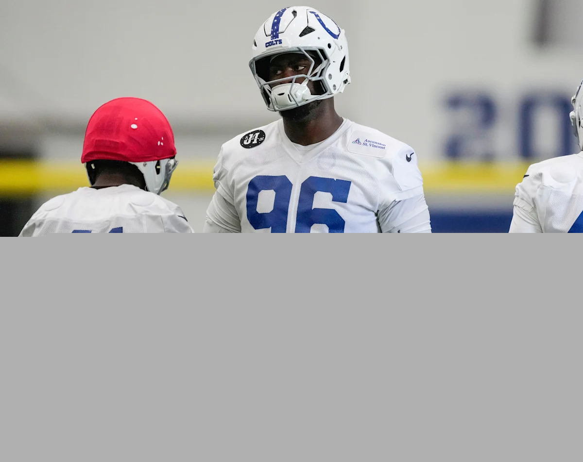 Colts' offseason addition has coach's attention early in training camp