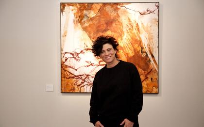 Athlete-turned-artist wins one of Australia’s most lucrative art awards worth $100k