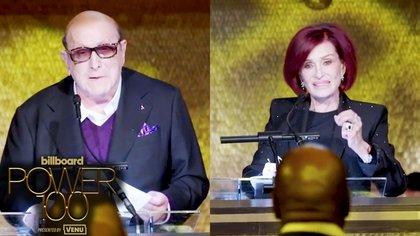 Sharon Osbourne Accepts the Visionary Award From Clive Davis & Michelle Anthony | Billboard Power 100 Party 2026